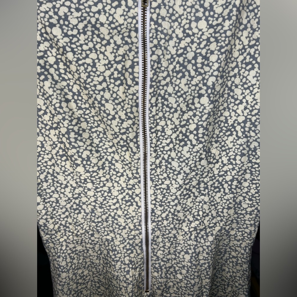 Women’s Lauren Moffatt Blue Tan Anthropologie Geometric Midi Dress Designer 4 - Picture 5 of 5